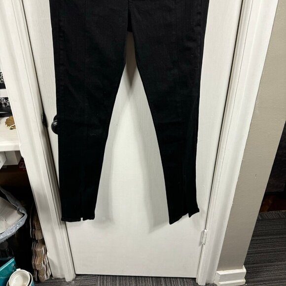 Rag & Bone Yuki Skinny in Coal Bar split front.  Size 30 - Picture 6 of 12